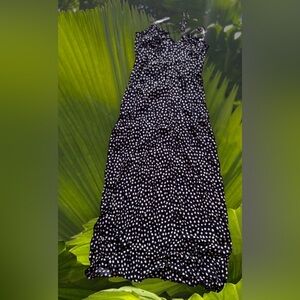 altar'd state sleeve dresses black Dotted‎ Daisy size S long dress